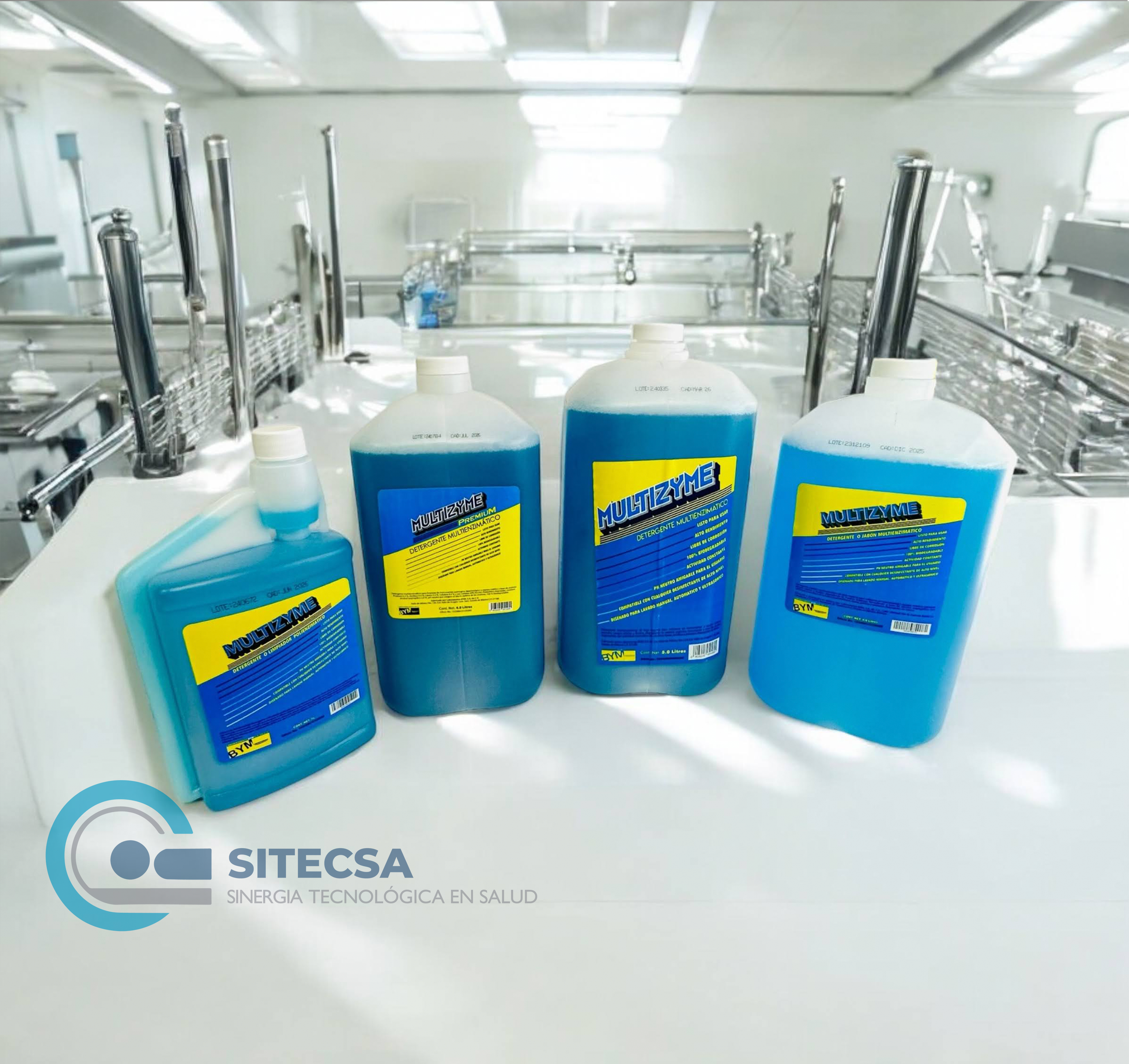 Detergente líquido multienzimático desinfectante Multizyme - Image 2