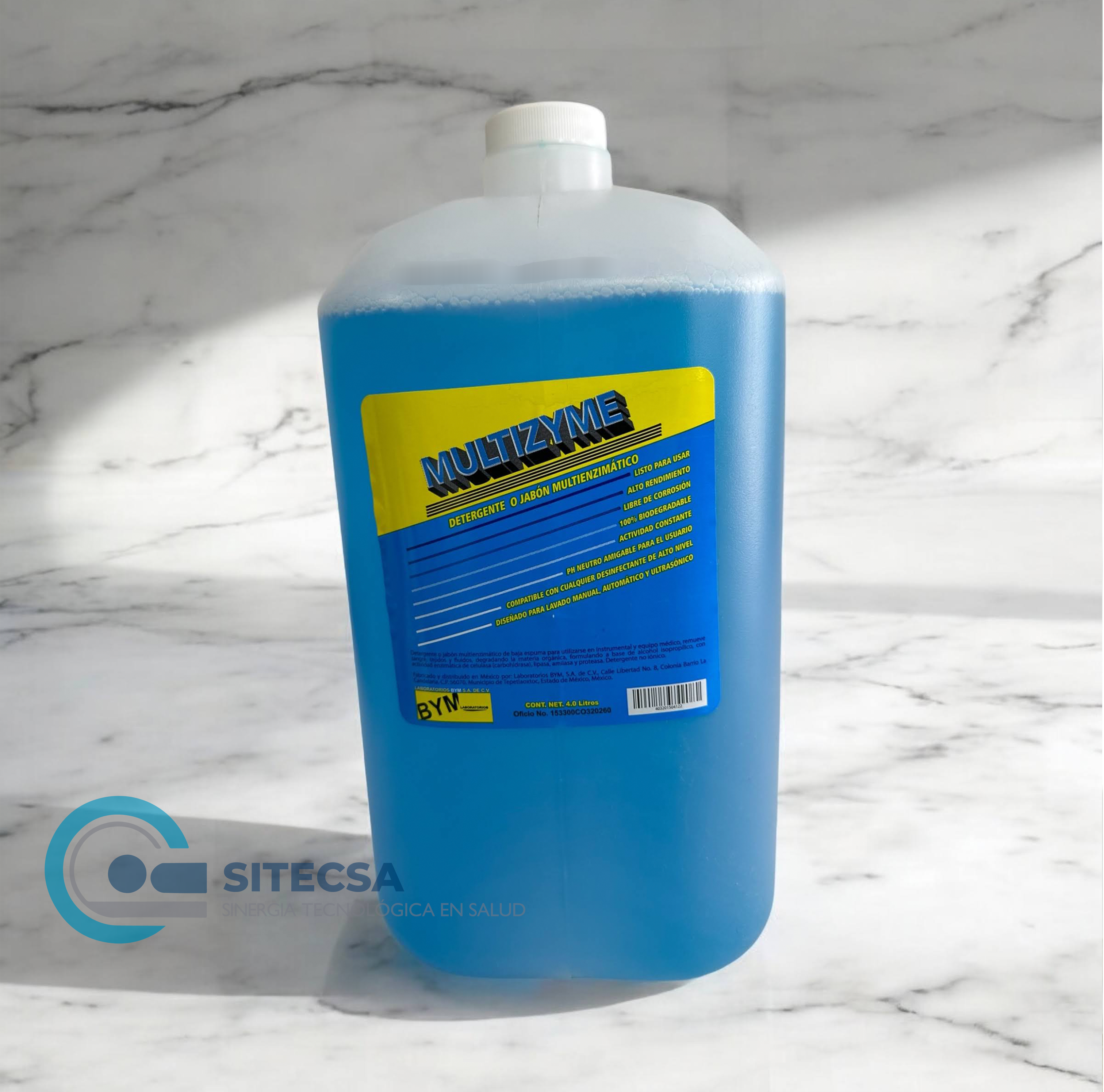 Detergente líquido multienzimático desinfectante Multizyme - Image 4