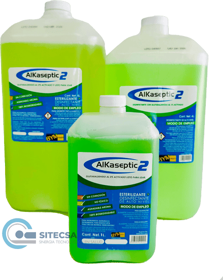 Solución desinfectante con Glutaraldehido Alkaseptic 2 - Image 5