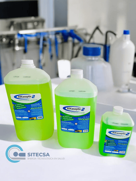 Solución desinfectante con Glutaraldehido Alkaseptic 2 - Image 6