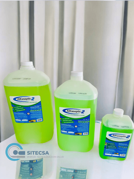 Solución desinfectante con Glutaraldehido Alkaseptic 2 - Image 3