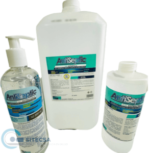 Gel antiséptico tópico a base de alcohol AntiSeptic